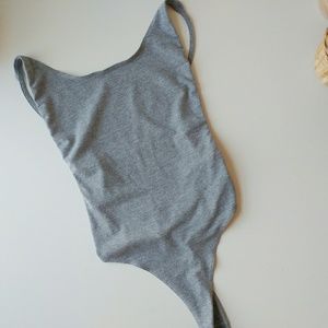 American Apparel Cotton Spandex Deep Cut Bodysuit